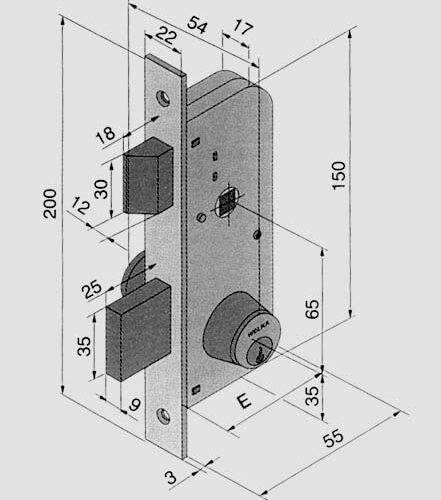 serrature per cancelli fer.welka-06030000 - immagine 1