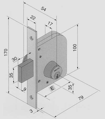 serrature per cancelli fer.welka-06245000 - immagine 1