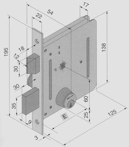 serrature per cancelli fer.welka-05050000 - immagine 1