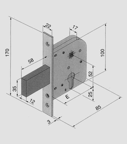 serrature per cancelli fer.welka-07050000