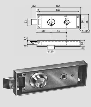 serrature Prefer per Porte Trans.6751