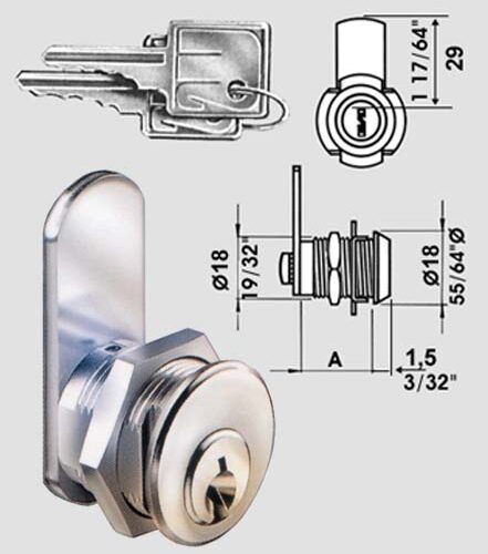 Cilindretto universali 2251/b-25 Us14 Ka - immagine 1