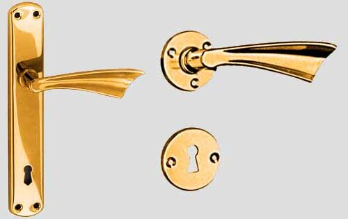 Martelline Farfalla Ottone cromate ros.ov.quadro 8 - immagine 1