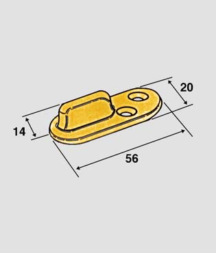 Guida In Basso Acciaio Omge Art.161