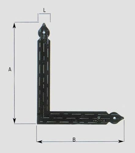 Angolo Rinf.trop.cm.25x20 A.504 Dx