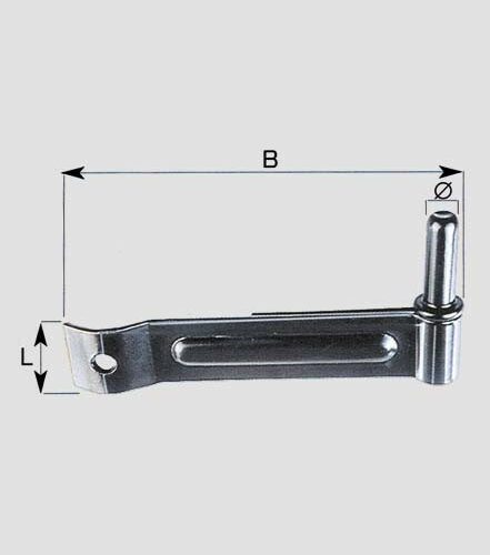 Cardine A Muro Trop. Cm.15 D10-380 - immagine 1