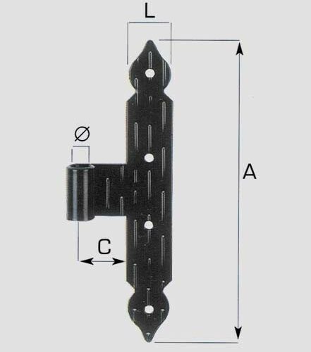 Ferro A "t" Ne/goffr.cm.20 D.10-501 - immagine 1