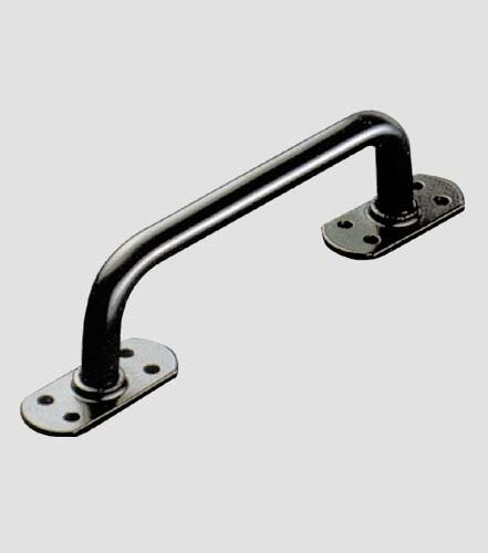 Maniglioni Per Portoni Dritto Comunello A.677Verniciato Nero Ral 9005 - immagine 1