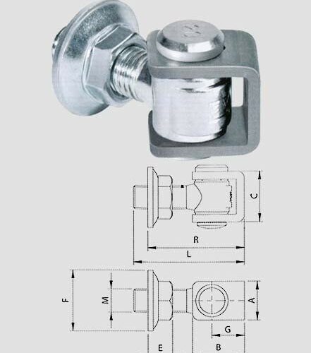 Cardine A Sald.regol.zin.a.155 Mm24 - immagine 1