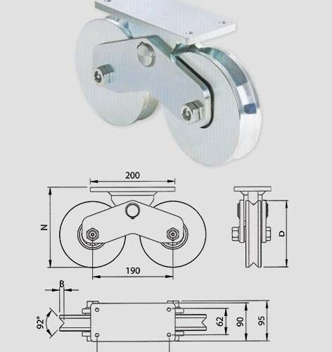 Ruota X Cancell.comb.339-mm.120 Gst