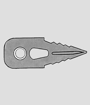 Arpioncino Ferro Dent.1 Punta Zar05