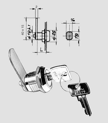 Cilindretto Ibfm nichelato articolo 150/20 - immagine 1