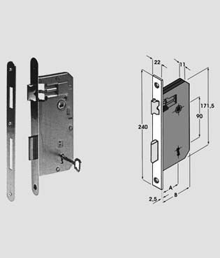 serrature Patent B.t. Ot-40/30-q.8