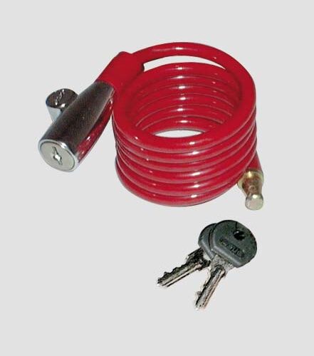 Lucchetti Per Biciclette cavo aspirale 1950/120 Nero - immagine 1