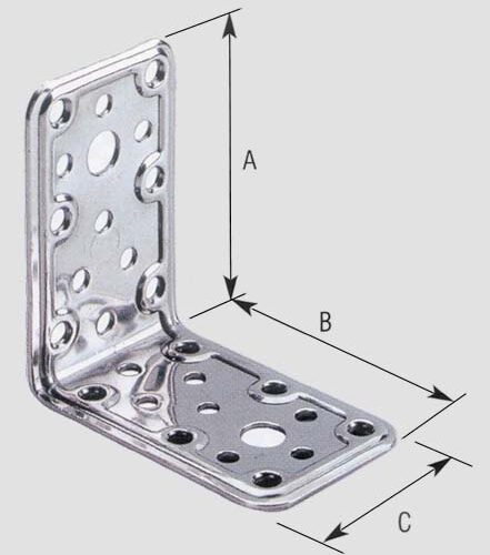 Giunzione Pes.ang.771 40x40x50 Inox - immagine 1