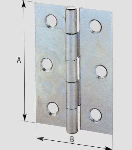 Cerniera Semi Quadra A.001-1.1/4 - immagine 1