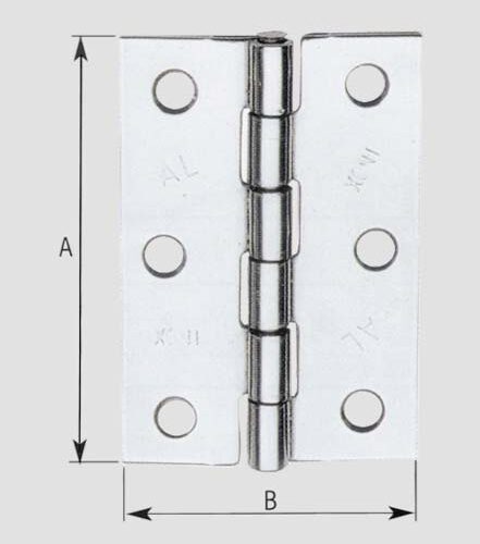 Cerniera Pes.a.838-sf-inox 3"