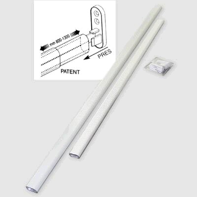 Tubo Allum.estens.x Armad.cm.80-130