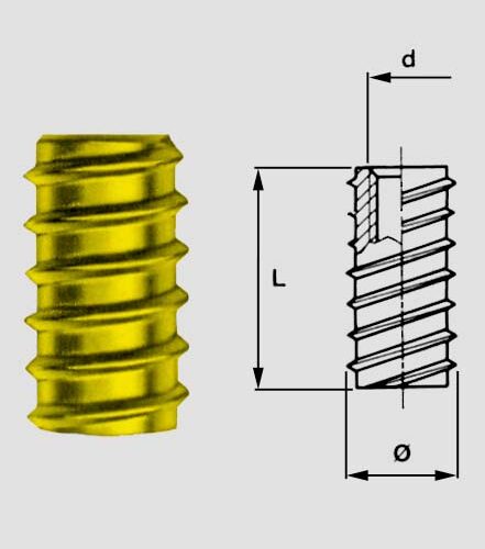 Bussola Fil.zincata M6 L.15 D12-222 - immagine 1