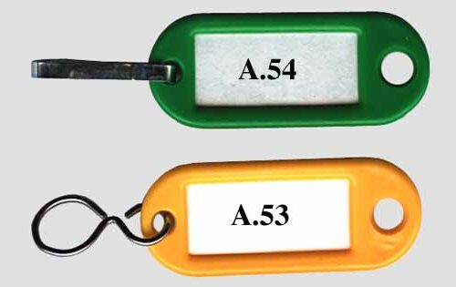 Targhette X Chiavi C/moschett.a.54