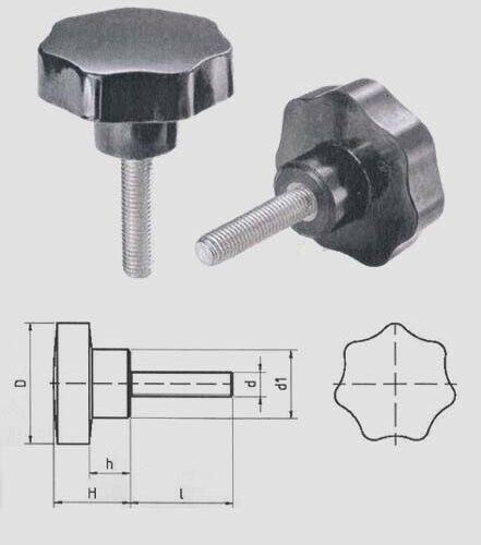 Pomolo Bachel.7lb Masch.d40 M 8x30 - immagine 1