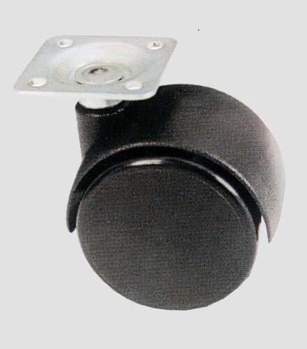 Ruota Plast.nera Att/piastra 164-40