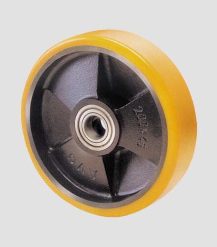 Ruota Ghisa+poliur/avol.14 D.150x30 - immagine 1