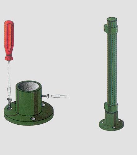 Piastra X Palo Bekafor Verde - immagine 1