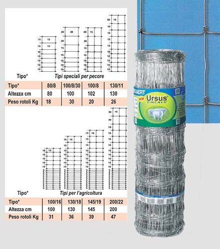Rete Ursus Zincalu Special 100/8/30