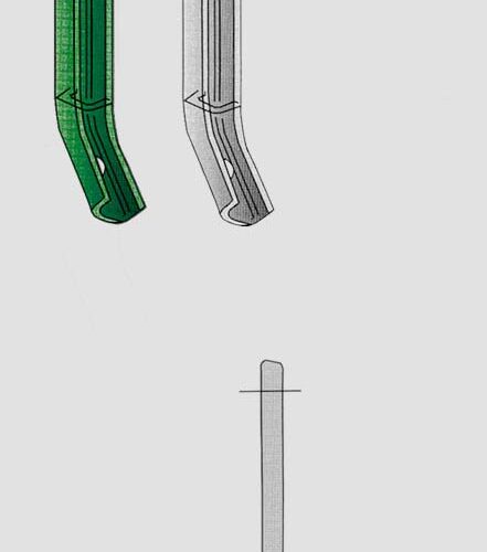 Saetta In Ferro Zinc"u"33x12x3 H150