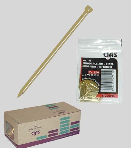 Chiodi Acc.ott.tg.1,2x20 Pz.100-715 - immagine 1