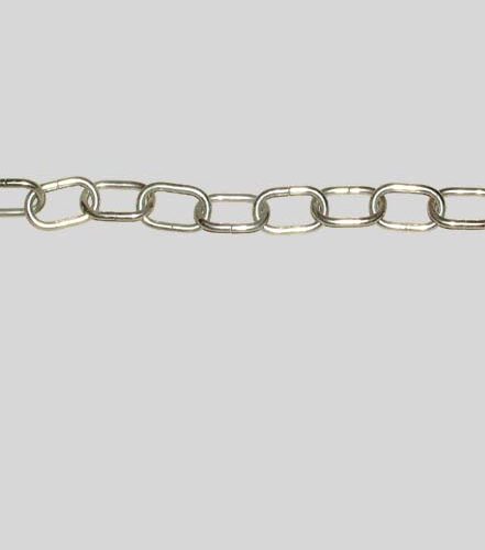 Catena Ovale Lampad.nichelata A.643