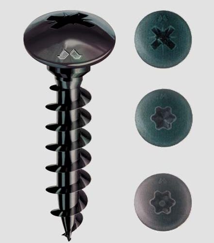 Viti Panel-vit Fc"pz"d.5 Nero  5x30 - immagine 1