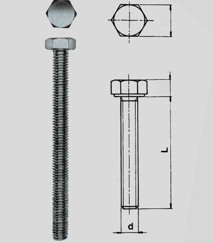 Viti Met.te Tf4.8.zn5739/933- 6x 35 - immagine 1