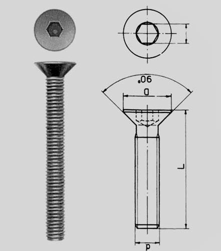 Viti Acc.10.9 Tspei Uni 5933- 5x 20 - immagine 1