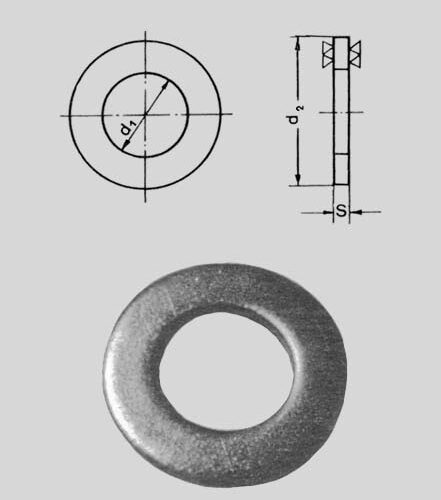 Rondella Pia.grem.f.z. 5x15 Uni6593