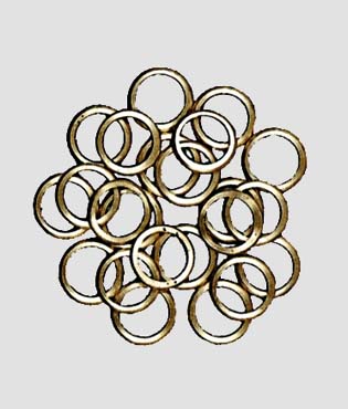 Rondella Ottone Alza Porte Da 14