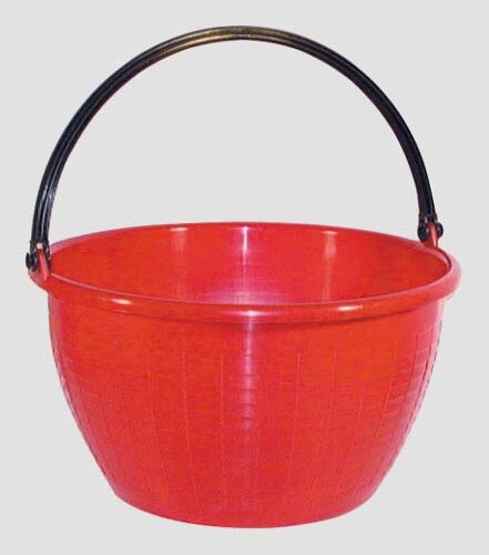 Cesta Tonda M/pl.40x23 Lt.20 Rossa