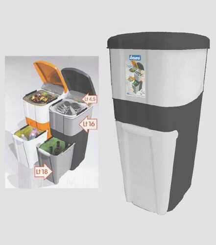 Pattumiera Trypla Bianca A.40202 - immagine 1