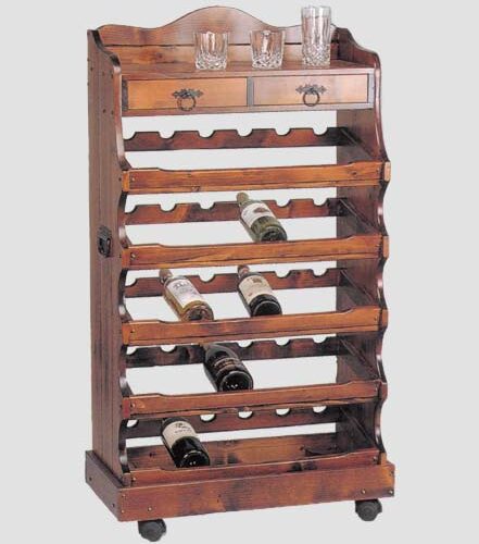 Mobiletto C/ruote X 30 Bott.a.360