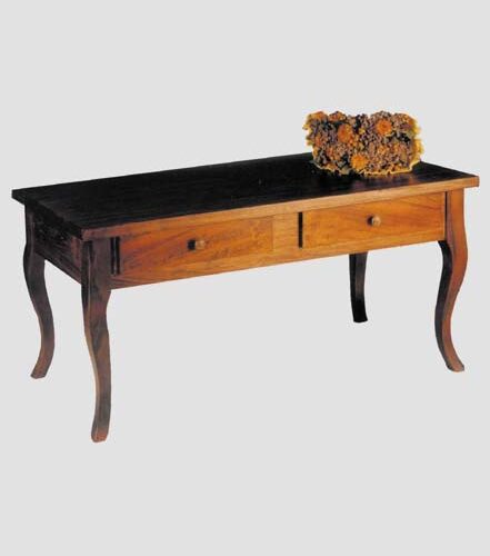 Tavolino Rettan.cm.100x50 H.48 1745 - immagine 1