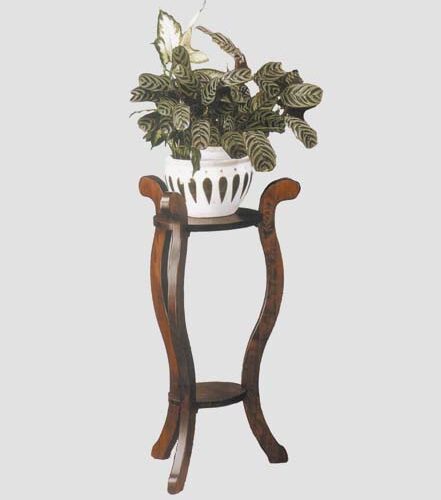 Fioriera 3 Gambe Sagomate Noce 1725 - immagine 1