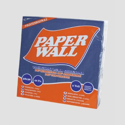 Tovaglioli 2v.carta  40p.38x38 Blu