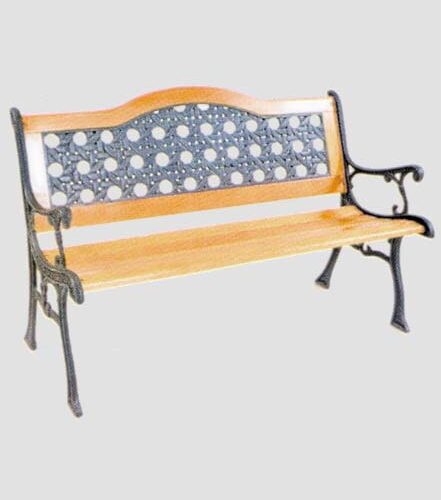 Panca Ghisa Sch.legno Ad Arco-23264 - immagine 1