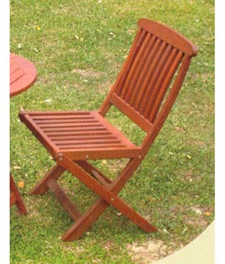 Sedia Londra Legno Esotico Pieghev