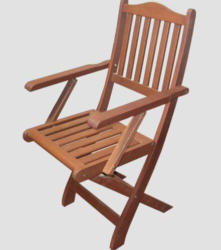 Sedia Legno Esotic.c/brac.55x52x90h - immagine 1