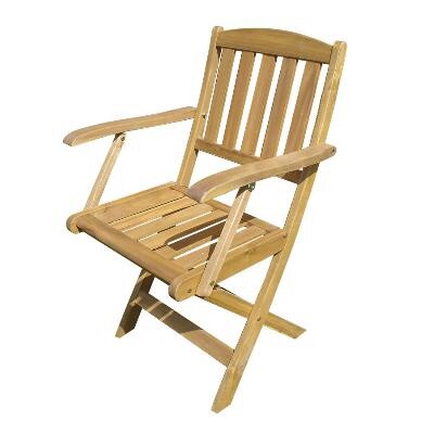 Sedia Newbury Legn.c/brac.55x52x90h