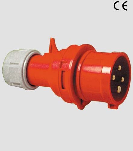 Spina Ind.3p+t 16a 380v-ip44 -70104