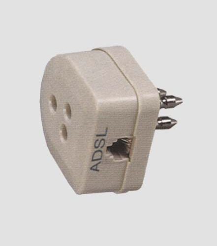 Presa-spina 3p.c/plu.6/2 Adsl-22385 - immagine 1