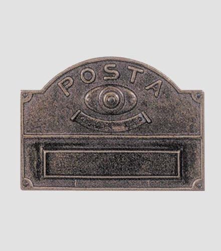 Placca Buca Lett.c/campanello A4/ob